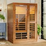 Saunapro 2-Person Low EMF Infrared Indoor Sauna