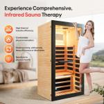 OUTEXER One Person Infrared Sauna with Lights