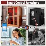 Saunapro 2-Person Low EMF Infrared Indoor Sauna