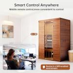 PABIMIA 2-Person Smart Infrared Sauna with App Control