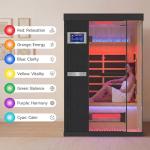 1-2 Person Low EMF Infrared Sauna with Bluetooth