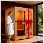 Amocane Wood Steam Sauna for 2-3 People