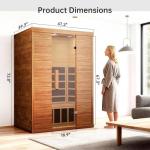 PABIMIA 2-Person Smart Infrared Sauna with App Control