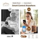 Polar Aurora 2-Person Infrared Sauna with WiFi Control