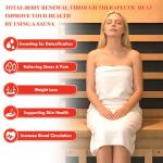 ROCSUMOO Infrared Sauna for One with Bluetooth