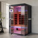 OnyxEdge 2-Person Infrared Sauna with Red Light Therapy