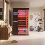 1-2 Person Low EMF Infrared Sauna with Bluetooth