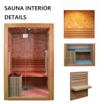 Smartmak Indoor 2-Person Steam Sauna with Heater
