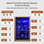 PABIMIA 2-Person Smart Infrared Sauna with App Control