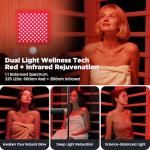 DAIMOT 2-Person Full Spectrum Home Sauna with Red Light