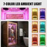 RIGO Single-Person Infrared Sauna with Starry Sky Light