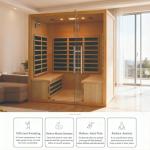 Deluxe Far Infrared Sauna for 3-4 People