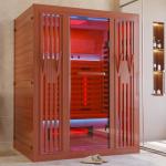 MEISSALIVVE 2-3 Person Infrared Sauna with Light Therapy