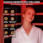 Springspa 1-2 Person Infrared Sauna with Red Light
