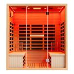Albott 4-Person Low EMF Infrared Sauna with Lights