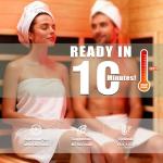 Polar Aurora 2-Person Infrared Indoor Sauna with Remote
