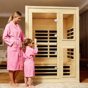 2-Person Far Infrared Sauna with Bluetooth Speaker