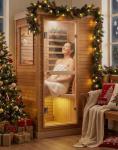 PAETA 1-Person Infrared Sauna with Carbon Heaters