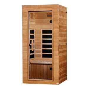 Dynamic Saunas Elite 1-Person Infrared Sauna with Bluetooth
