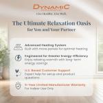 Dynamic Saunas Elite 1-Person Infrared Sauna with Bluetooth