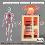 2-Person Far Infrared Sauna with Bluetooth Speaker