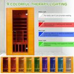 Real Relax 1-2 Person Far Infrared Home Sauna