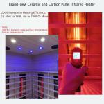 KUNSANA 2-3 Person Indoor Infrared Sauna with Bluetooth