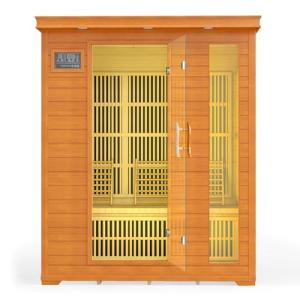 3-Person Low EMF Infrared Sauna with Bluetooth
