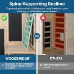 Woodbridge 2-Person Cedar Infrared Home Sauna