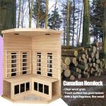 KUNSANA 2-3 Person Indoor Infrared Sauna with Bluetooth