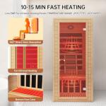 Springspa Infrared Sauna for One with Bluetooth