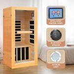 Lamar Far Infrared Sauna with Red Light & Bluetooth