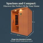 Dynamic Saunas Madrid Elite 3-Person Infrared Sauna
