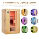 Garvee 2024 2-Person Infrared Wooden Sauna