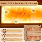 Traditional Steam Sauna for 2-4 People with Himalayan Salt