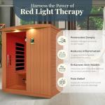 Dynamic Saunas Madrid Elite 3-Person Infrared Sauna
