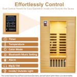 Garvee 2024 2-Person Infrared Wooden Sauna