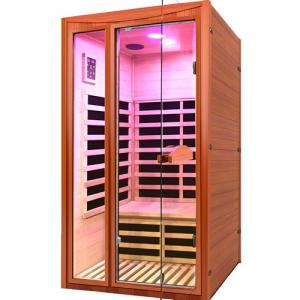 1-2 Person Low EMF Infrared Indoor Sauna with Bluetooth