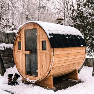 Custom Outdoor Cedar Sauna for 2-10 People