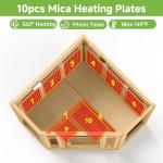 RESTISLAND 1-4 Person Infrared Wood Corner Sauna