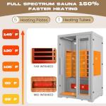 2-Person Full Spectrum Infrared Sauna for Home
