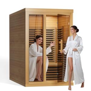Tehanld 2-Person Infrared Sauna with Bluetooth Speakers