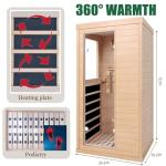 1350W Far Infrared Home Sauna with Bluetooth Speakers