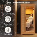 Rotihom Infrared Home Sauna for 1-2 People