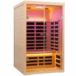 Cabirty 2-Person Infrared Sauna with App Control