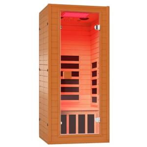 Springspa 1-Person Infrared Sauna with Bluetooth Speakers