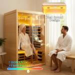 Cabirty 2-Person Infrared Sauna with App Control
