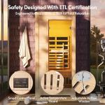 Rotihom Infrared Home Sauna for 1-2 People