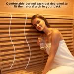 ZONEMEL 2-Person Indoor Wooden Steam Sauna