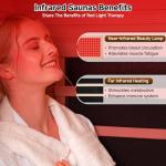 Springspa 1-Person Infrared Sauna with Bluetooth Speakers